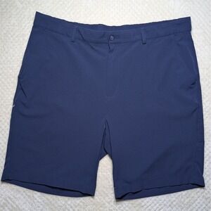 Greg Norman Mens Navy Blue Performance Golf Shorts Stretch Size 38